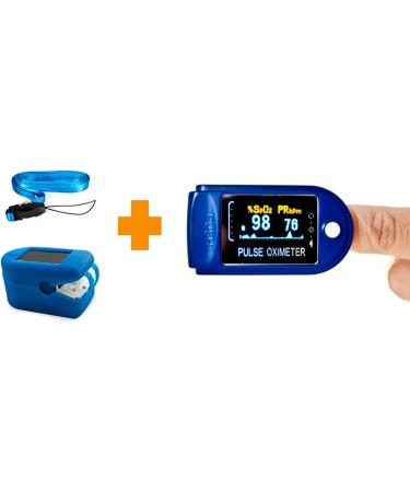 Quirumed Portable Pulse Oximeter - Accurate SPO2 & Pulse Monitor with LED Display | Instant Readings - Buy Online on GoSupps.com