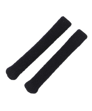 Hudhow's glasses cushion for ears - Knit glasses corn cushion |Glasses brick sleeves glasses ear handle non -slip glasses arm cushion soft glasses holder black