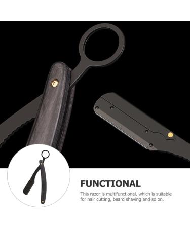 Fomiyes Stainless Steel Manual Hair Cutting Razor for Men - Precision Bartender & Eyebrow Trimmer Tools - Buy Online on GoSupps.com
