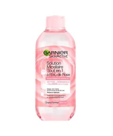 Garnier Eau micellaire eau de rose tout en 1 peaux ternes - Le flacon de 400ml
