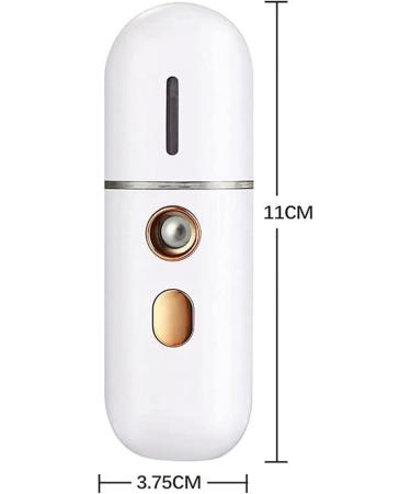 Besuso 2X Portable Steamer Mini USB Humidifier Nano Sprayer Handy Face Steamer Mist Machine - Buy Online on GoSupps.com