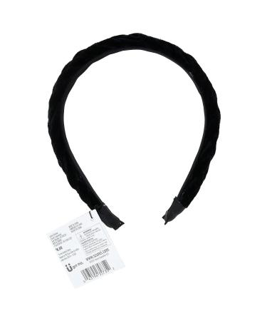 Scunci Velvet Braided Headband - Black (1-Piece) - Buy Online on GoSupps.com