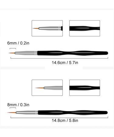 Nail Art Painting Pen Carving Pen And Nail Polish Lovers Painting Line Drawing Nail Polish Tool Nail Art Pen Portable Professional Gel Nail Art Painting - Buy Online on GoSupps.com