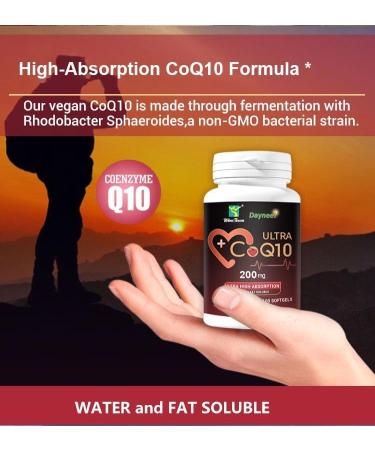 FARWIX CoQ10 200mg Softgels Supports Heart&Cellular Energy with Vitamin E Antioxidant&Brain Health Non-GMO Gluten-Free 100 Softgels - Buy Online on GoSupps.com