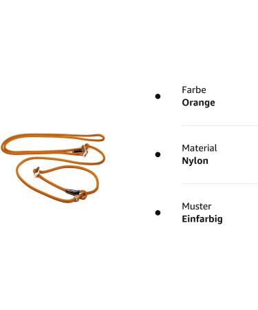 Buy Mystique Hunting Profi Silent Shoulder Leash 8mm with Pull Limiter 280cm - Durable Orange Leash for International Shipping - Buy Online on GoSupps.com