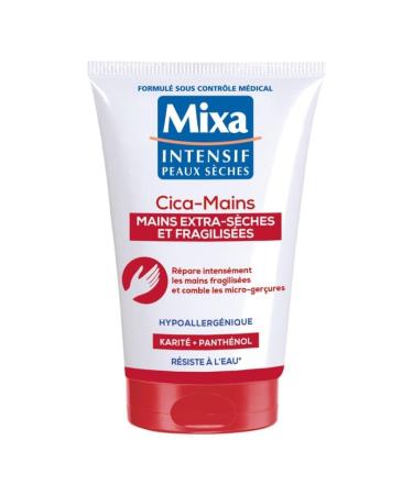 MIXA - Intensive Dry Skin Healing Hand Cream 50 ml Tube - Pack of 4 - Sold as a Set