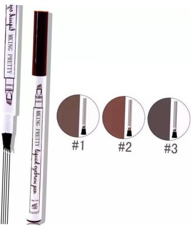 FRCOLOR 8 Pcs Waterproof Eyebrow Pen Waterproof Brow Pencil Eyebrow Pencil Eyebrow Trimming Makeup Miss 1 count (Pack of 1) As Shownx2pcs - Buy Online on GoSupps.com