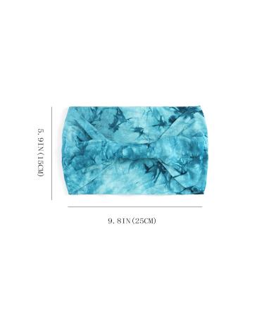 Boho Wide Knotted Headbands for Women | Stretchy Cotton Yoga & Sport Hair Accessories - Buy Online on GoSupps.com