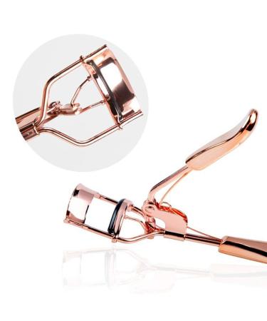 Ultra-Black Mascara & Eyelash Curler Set | Volume Curl Waterproof | Long Lasting Smudge-proof | Natural Eye Makeup Kit 0.35oz - Buy Online on GoSupps.com