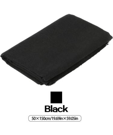 Zxiixz Black Linen Needlework Fabric - Large Size (59 x 19) for Garment & Craft - Cross Stitch Aida Cloth for Embroidery - Black Color - Buy Online on GoSupps.com