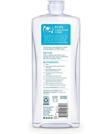 ECOS Non-Toxic Dish Soap & Hand Soap - Biodegradable Cleaning Sponge & FREE Planet-Saving Sticker | Eco-Friendly eCommerce - Buy Online on GoSupps.com