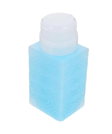 Beavorty pink nail polish nail oil alcohol nail polish remover dispenser push down pump bottle dispenser pump dispenser nail polish remover pump makeup remover container plastic travel Blue