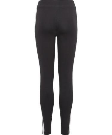 Buy adidas Girls' 3-Stripes Essentials Leggings in Black/White - Stylish & Comfortable Activewear for International Shipping - Buy Online on GoSupps.com
