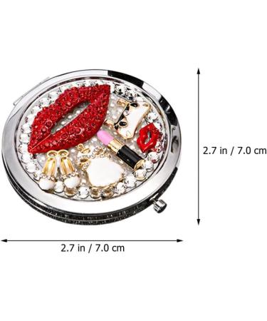 Beaupretty Travel Purse Mirror Compact - Double Sided Metal Round Mirror for Women - Buy Online on GoSupps.com
