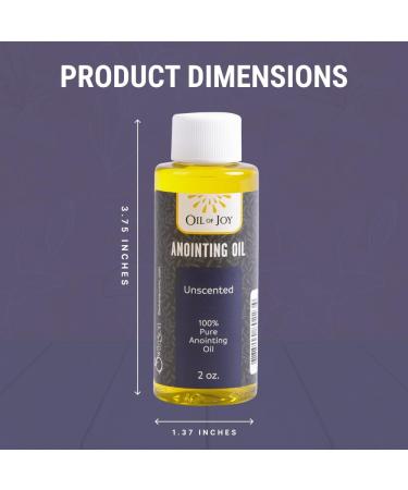 Swanson Christian Anointing Oil for Prayers - Unscented Oil of Joy 2 Oz | International Shipping Available - Buy Online on GoSupps.com