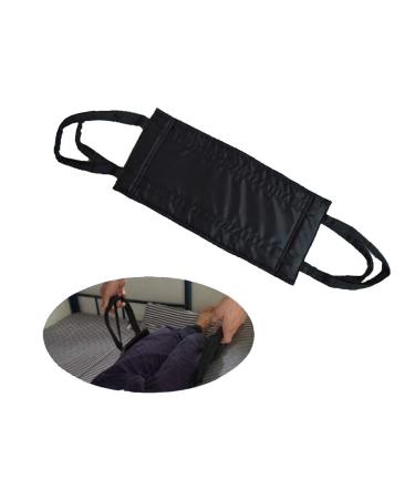 Patient Lift Sling Transfer Belt Lift Belt with Handles Helps with Transfers from Car Wheelchair Bed. Black