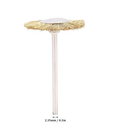 Premium T-Shaped Nail Drill Cleaning Brush - Brass Wire Head for Effective Manicure Tool | International Shipping - Buy Online on GoSupps.com