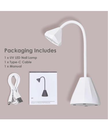 UV LED Nail Lamp with Smart Sensor | Portable Cordless Mini Dryer for Quick Gel Polish Curing - Perfect for Home & Salon Use - Buy Online on GoSupps.com