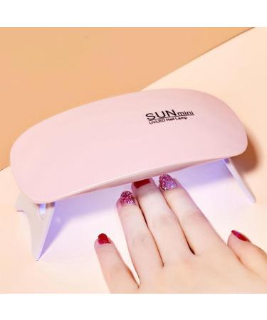 JYTDBCS Uv Nail Lamp Mini 6W Uv Lamps Led Nail Lamp Gel Nail Lamp USB Plug Quick Drying and Convenient Carrying.(Pink) - Buy Online on GoSupps.com
