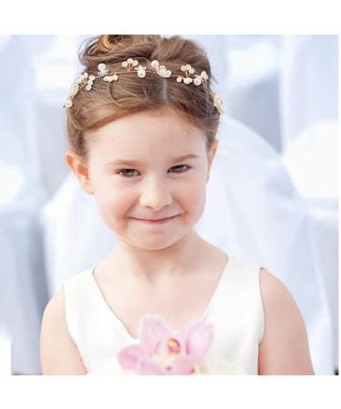 Flower Girl Headpiece | Wedding Bride Headband | Princess Crown for Girls - Buy Online on GoSupps.com