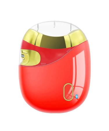 Lancoon Electric Nail Clipper Stainless Steel Blade with Rechargeable Safe Curved Protection Save Time and Energy Shearing Grinding Fingers Toes for Children Seniors Red