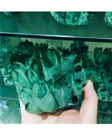 Crystals Stones 300-700g Natural Green Crystal Cluster Crystals raw Gemstone Specimen for Home&Office Decoration ningxiao (Size : 600-700g) - Buy Online on GoSupps.com