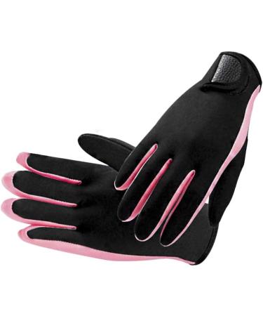 1.5mm Neoprene Wetsuit Gloves for Women | Anti-Slip Diving & Surfing Gloves - Pink | Ideal for Scuba, Snorkeling, Swimming, Kayaking | Adult & Junior Sizes - Buy Online on GoSupps.com
