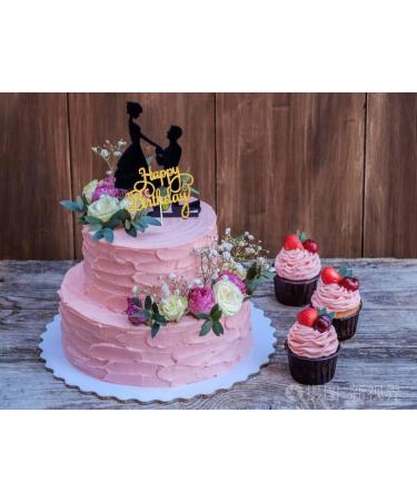 LIANRISES 12pcs Happy Birthday Cake Topper 6 Colors Personalised Cupcake Toppers Happy Birthday Topper Cake Toppers for Boys Happy Birthday Cake Toppers - Buy Online on GoSupps.com
