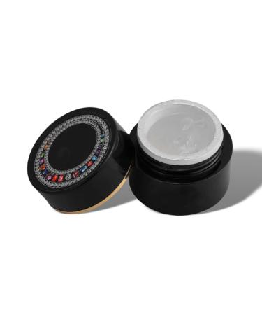 Nail Art UV Gel Glue Professional Nail Art Rhinestone Glue Manicure Polish Adhesive Builder for Rhinestone Accessory Decoration Nail Art Powder