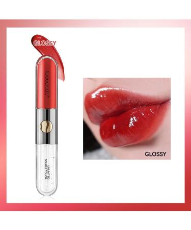 Zalati Lip Gloss 6ml Lip Glow Oil with 2in1 Dual Colors Tips Longlasting nourishment for lip care - Buy Online on GoSupps.com