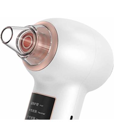 HOHXFYP Blackhead Remover Pore Vacuum Strong Suction Electric Comedone Whitehead Extractor Tools with 5 Probes USB Rechargeable Facial Fat Particle Removal(ABS-White) ABS White - Buy Online on GoSupps.com