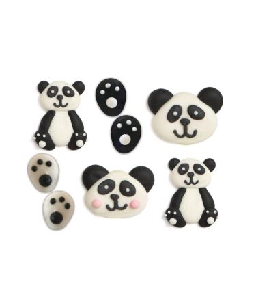Buy Decora 0500319 Pack of 8 Pandas Sugar Decor - Perfect for Baking & Cake Decoration | International Shipping Available - Buy Online on GoSupps.com