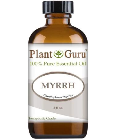 Myrrh Essential Oil 4 oz - 100% Pure Therapeutic Grade for Skin Body & Hair | Best for Aromatherapy Diffuser - Buy Online on GoSupps.com
