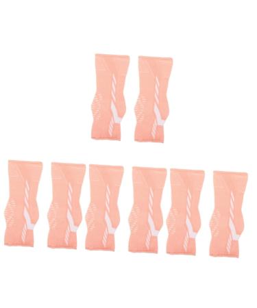 Ipetboom 4 Pairs Ankle Socks Shoe Heel Protectors Ankle Support Plantar Sleeves Kids Sleeves Compression Sleeve and Thin Polyester Fiber Men and Women