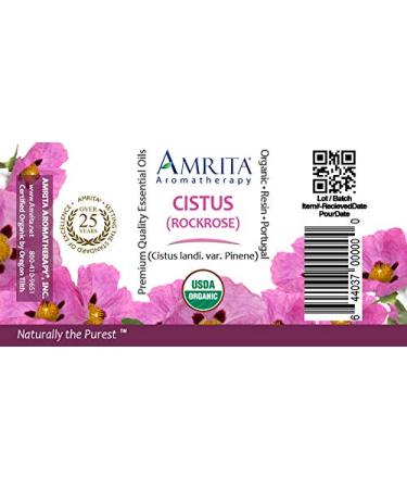 Organic Cistus Rockrose Essential Oil 100% Pure Undiluted Cistis Landi VAR. pinene Therapeutic Grade Premium Quality Aromatherapy Oil Tested & Verified 3ML 0.1 Fl Oz (Pack of 1) - Buy Online on GoSupps.com