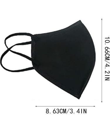 Formitanss small breathable 3D mesh mask black small 14.5x9.5cm filter and breathable facial turban Children's dust mask suitable for school outdoor - Buy Online on GoSupps.com