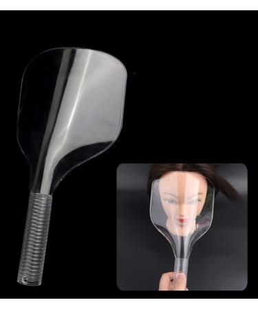 Plastic Hairspray Face Shield Hair Salon Haircut Hair Dye Face Spray Shield Coloring Shade Tools for Face Eye Protect (Transparent) - Buy Online on GoSupps.com