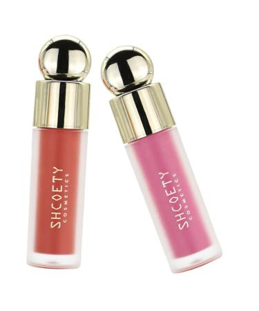 FOYTOKI 2pcs Hydrating Blush Blouses Cream Blush Soft Creamy Blush Highlighter Makeup Everyday Makeup Liquid