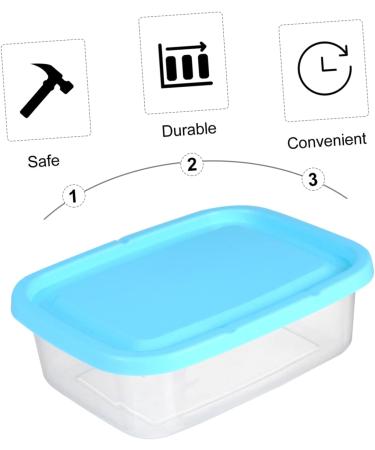 DEARMAMY 1 Set 6 Pcs Fresh Storage Lunch Box Vegetable Container Vegetable Storage Organizer Simple Fruit Box - Buy Online on GoSupps.com