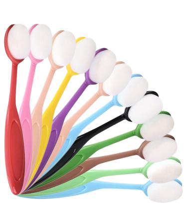 Craft Ink Blending Brush, Crafting Ink Background Blender and Makeup Brush, Soft Bristle Color Coded Handles, Paper Crafter Artist Tool for Painting, Drawing, Card Making, Stamp, Stencil (12Pcs)