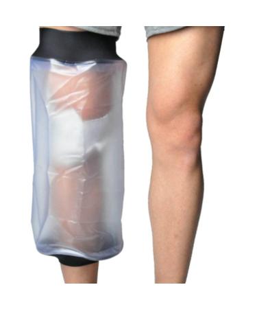 Waterproof Protectors Dressing Cover for Shower Lightweight Reusable Cast Protector for Adults Knee Elbow Broken Knee Wound Burns Cast Cover with Waterproof Seal Protection Keep Wounds Bandage Dry Black Blue