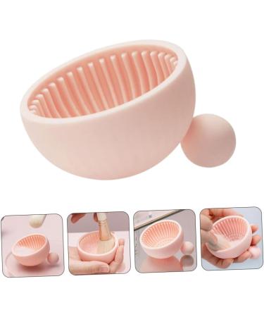 DOITOOL 1pc Silicone Scrub Pad Makeup Cleaning Pad Hair Brush Cosmetic Tool Cleaning Brush Scrubber Mat Eye Patches for Adults Makeup Gadgets Washer Silica Gel Pink Makeup Brush - Buy Online on GoSupps.com