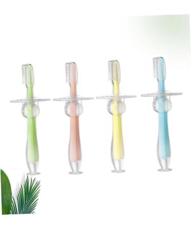 Partykindom Silicone Toothbrush Set for Toddlers - 12 Pack Infant Training Brushes for Gentle Teeth Cleaning - Buy Online on GoSupps.com