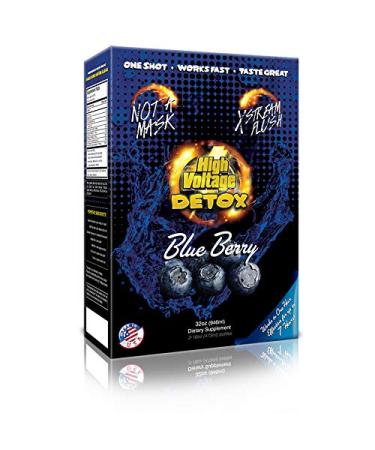 High Voltage Detox Drink 32oz Blue Berry