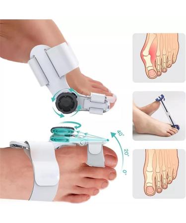ZIROXI Bunion Corrector with Angle Adjustment Knob for Hallux Valgus Relief - Buy Online on GoSupps.com