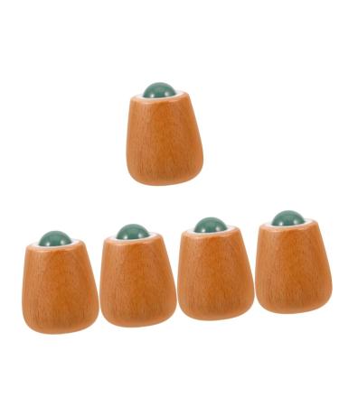 Fomiyes 5 pieces of face massage device portable facial scooter Face roller for eye care massage roller swelling roller Face massage device Jaderoller Face 5.50x4.00cmx5pcs Multix5STK