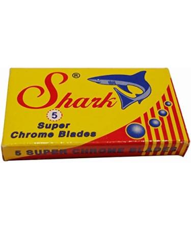 100 SHARK SUPER CHROME DOUBLE EDGE RAZOR BLADES - Buy Online on GoSupps.com