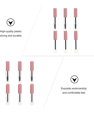 OHPHCALL 12 Pcs Eyeliner Stick Eyeliner Vials Tube Shadow Tip Liner Bottle Empty Mascara Wand The Pet Pink - Buy Online on GoSupps.com