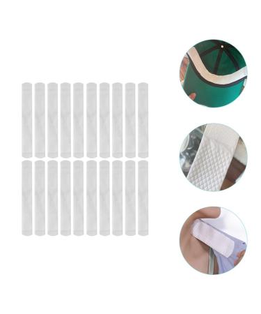 LALAFINA 20pcs Breathable Adhesive for Hats and Collars Absorbent Non-woven Sweat Liner Strips for Clothing Comfortable Absorption - Buy Online on GoSupps.com