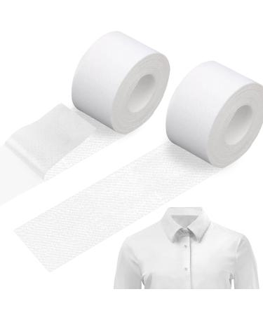 Self-adhesive Shirt Collar Protector Disposable Collar Protector Invisible Sweat Pads for Hat Shirt Neck Liner Armpit Tape Collar Protectors for Shirts Against Sweat Stains